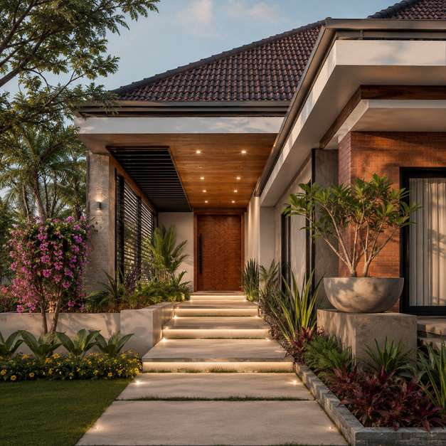 Neo-Chettinad Courtyard Residence
